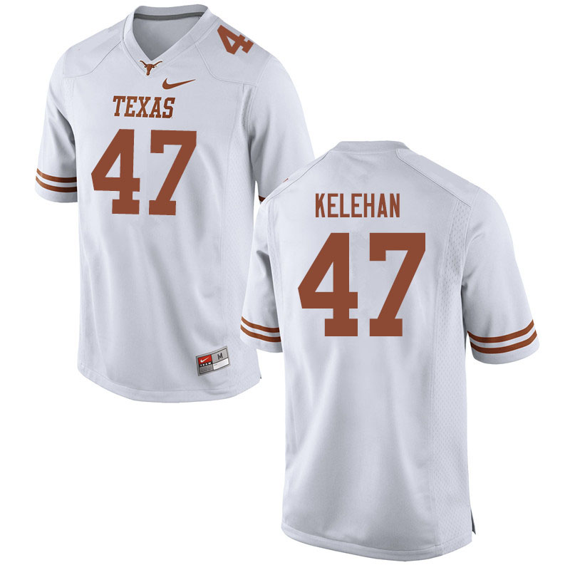 Men #47 Chandler Kelehan Texas Longhorns College Football Jerseys Sale-White
